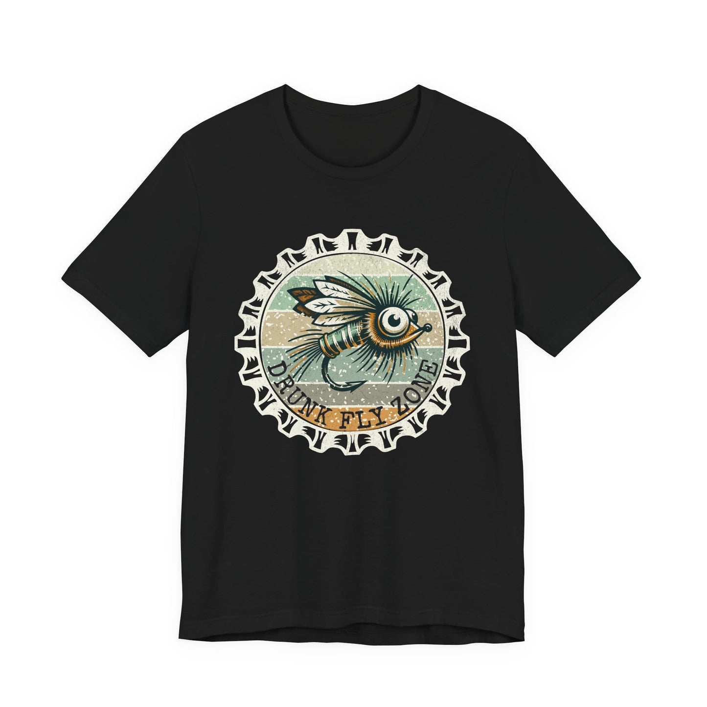 Cotton Tee- Retro Bottlecap Steelhead