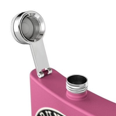 DFZ STAINLESS STEEL FLASK, 6oz