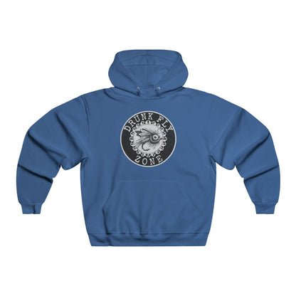 Jerzees Hoodie – Black & White Fishing Logo