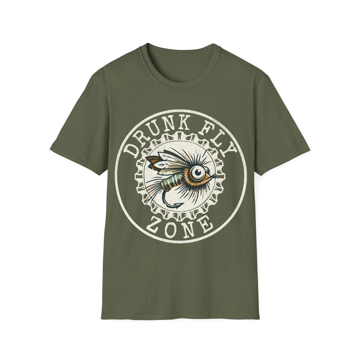 Cotton Tee — Retro Fly Fishing
