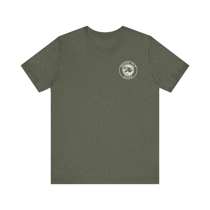 Cotton Tee Flag on Back