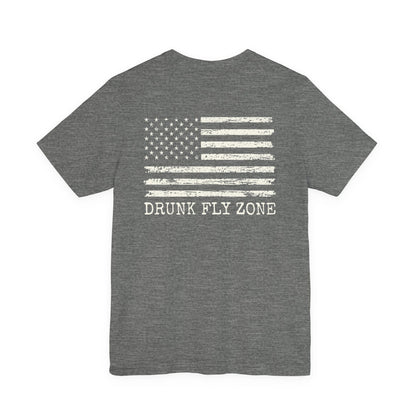Cotton Tee Flag on Back