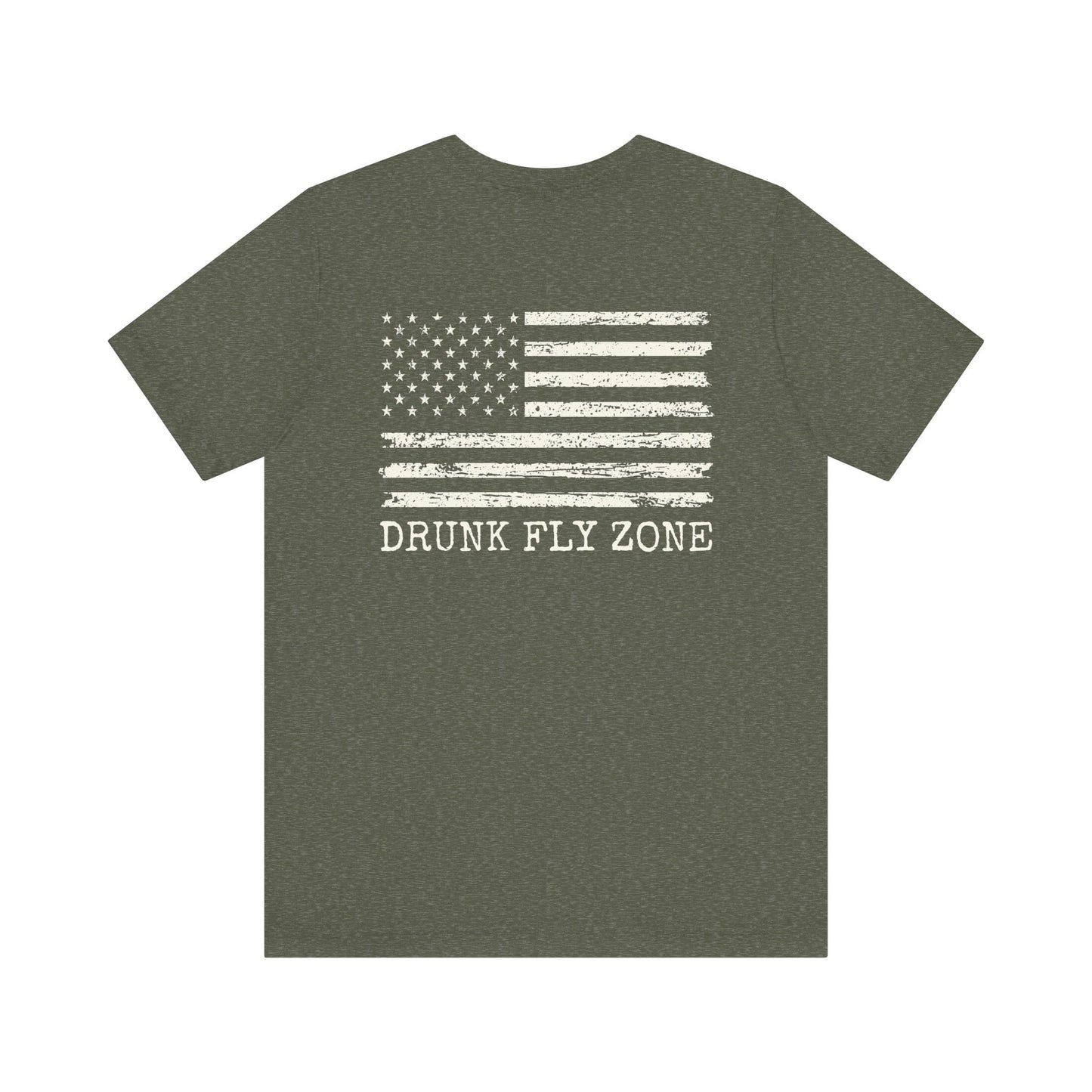 Cotton Tee Flag on Back