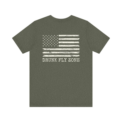 Cotton Tee Flag on Back