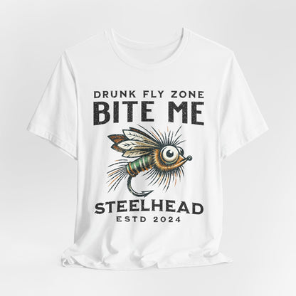 Cotton Tee - Bite Me Steelhead