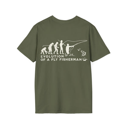 Cotton Tee- Evolution of a Fisherman