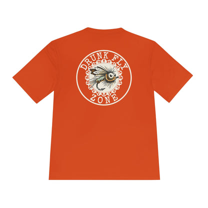 Moisture-Wicking Tee - Drunk Fly Zone Logo