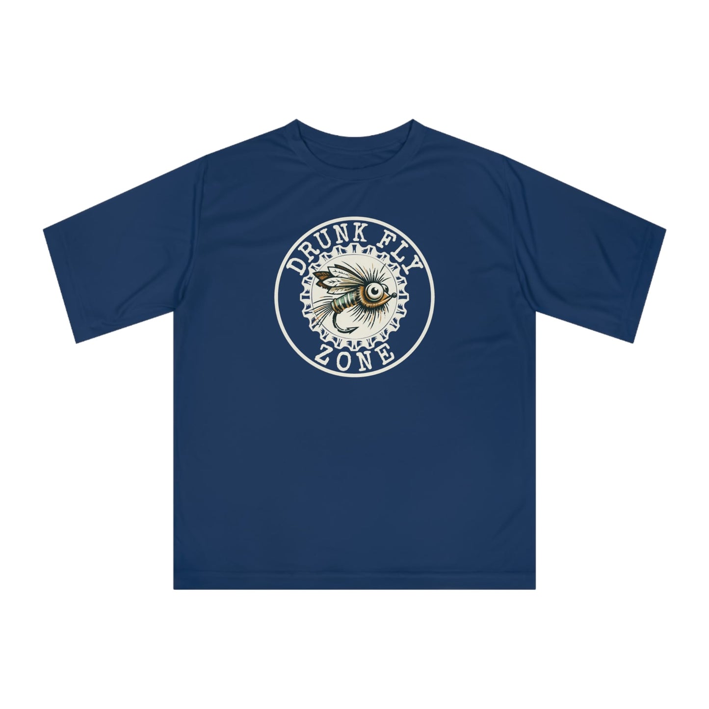 UPF 40+ Poly Tee Drunk Fly Zone