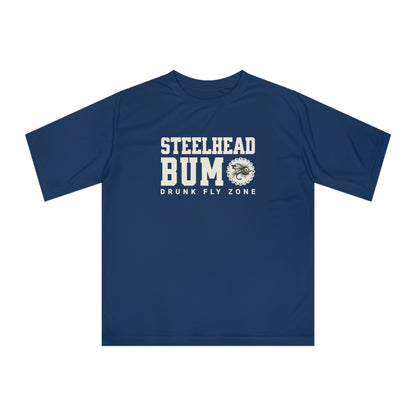 UPF 40+ Poly Tee Steelhead Bum