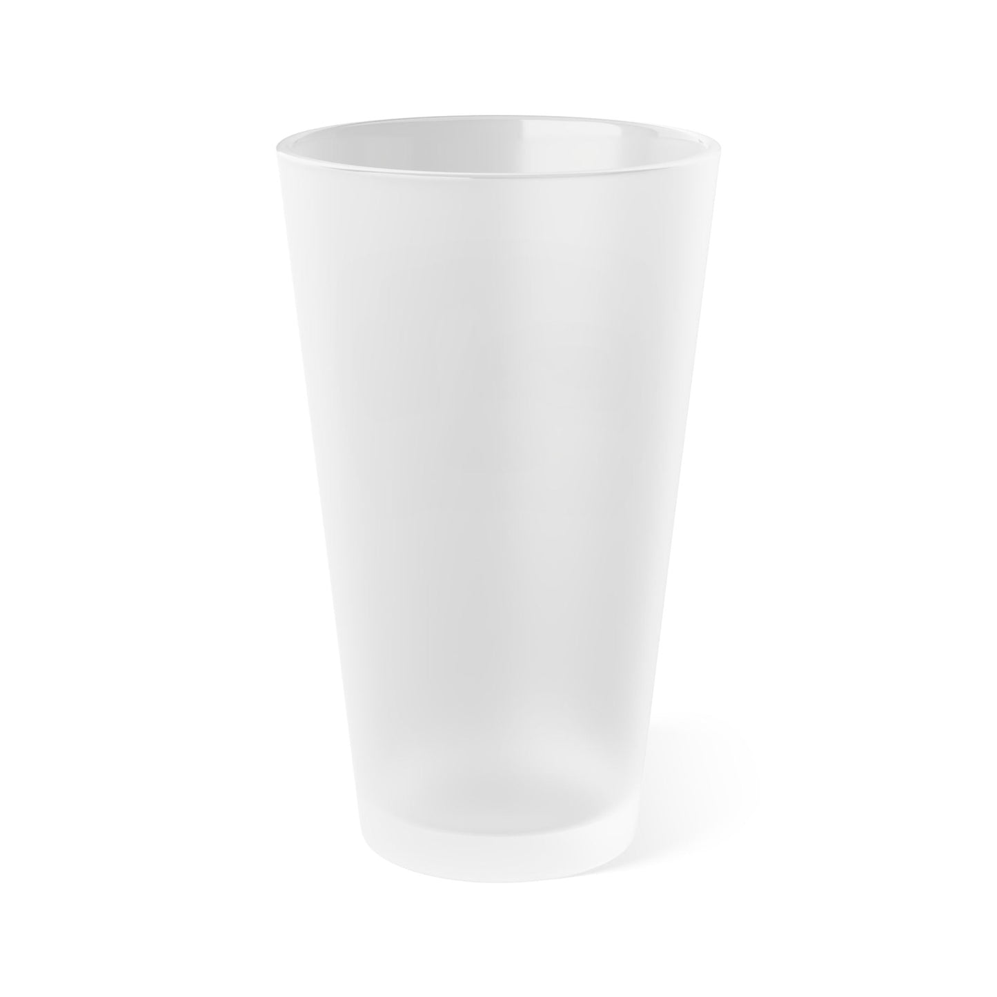 DFZ Frosted Pint Glass, 16oz