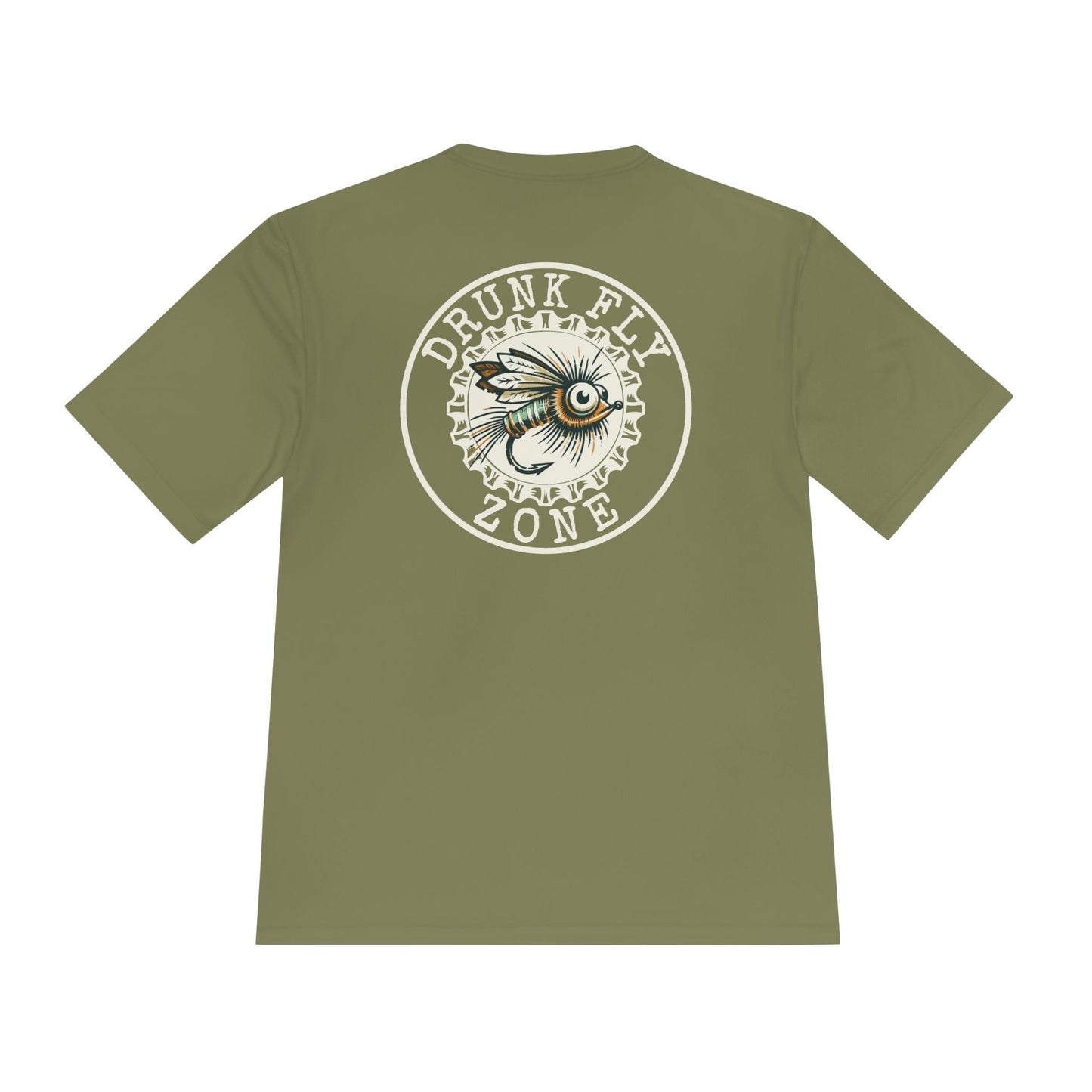 Moisture-Wicking Tee - Drunk Fly Zone Logo