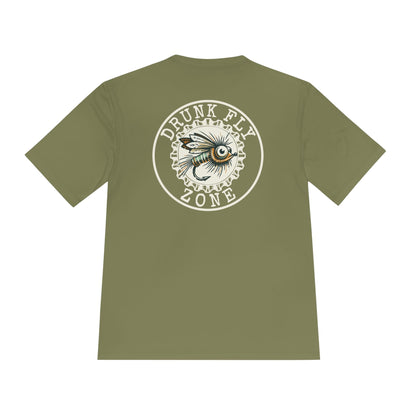 Moisture-Wicking Tee - Drunk Fly Zone Logo