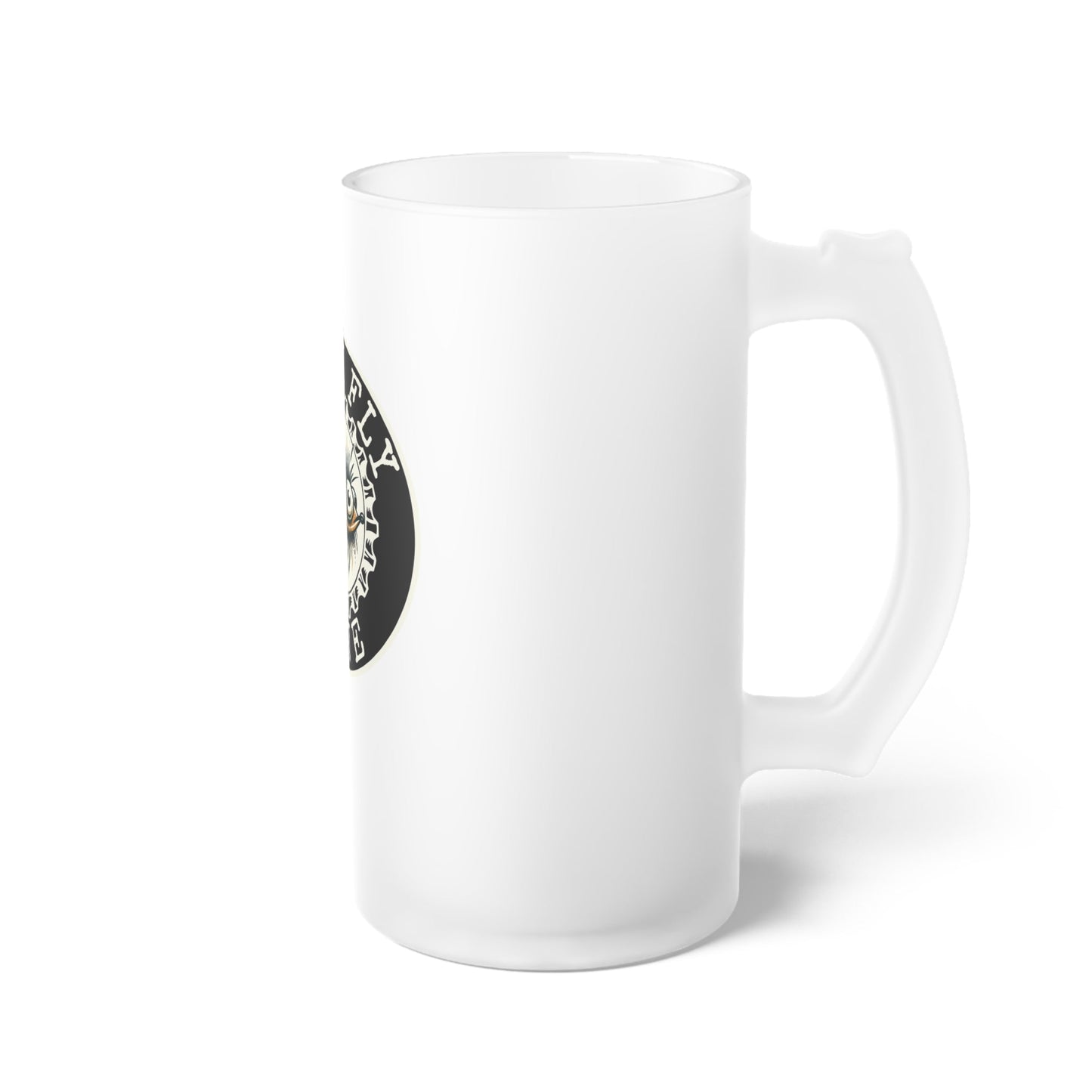 DFZ Frosted Glass Beer Mug