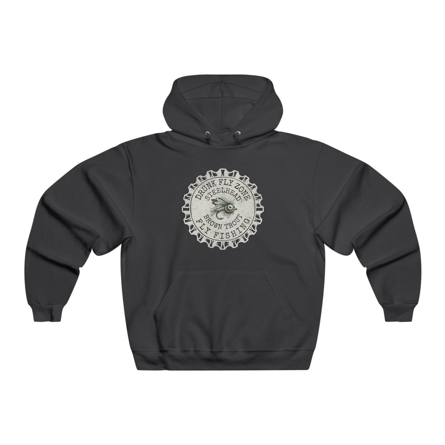 Jerzees Hoodie – Bottlecap Fishing Logo