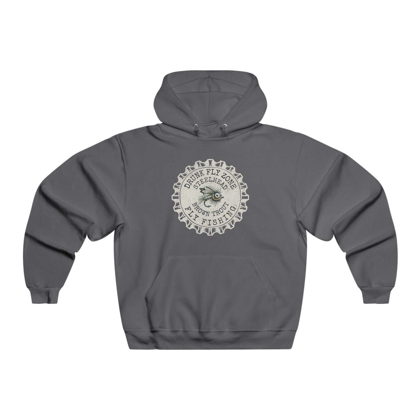 Jerzees Hoodie – Bottlecap Fishing Logo