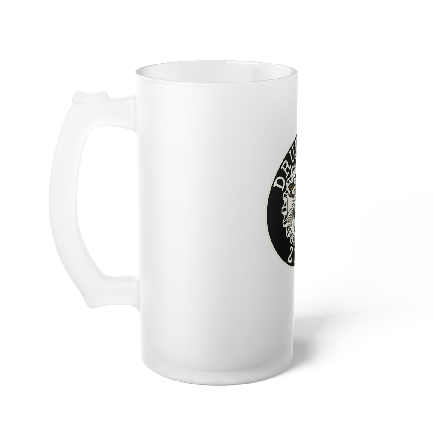 DFZ Frosted Glass Beer Mug