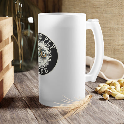 DFZ Frosted Glass Beer Mug