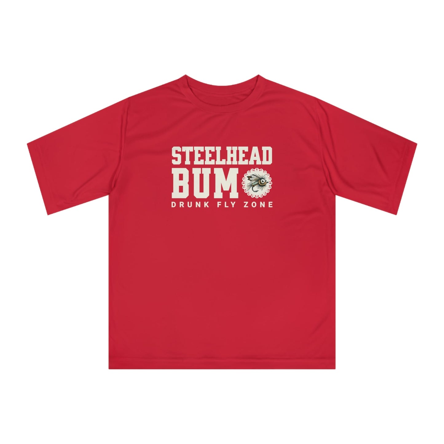 UPF 40+ Poly Tee Steelhead Bum