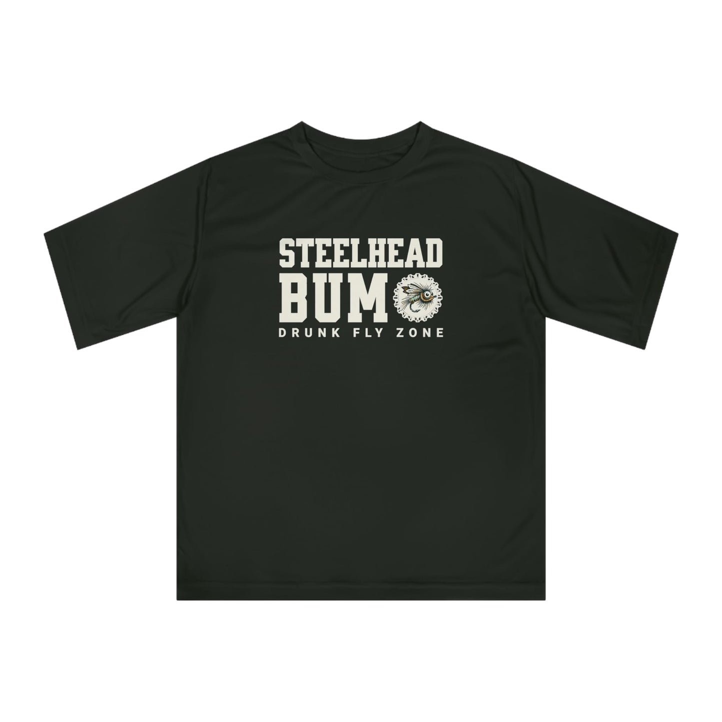 UPF 40+ Poly Tee Steelhead Bum