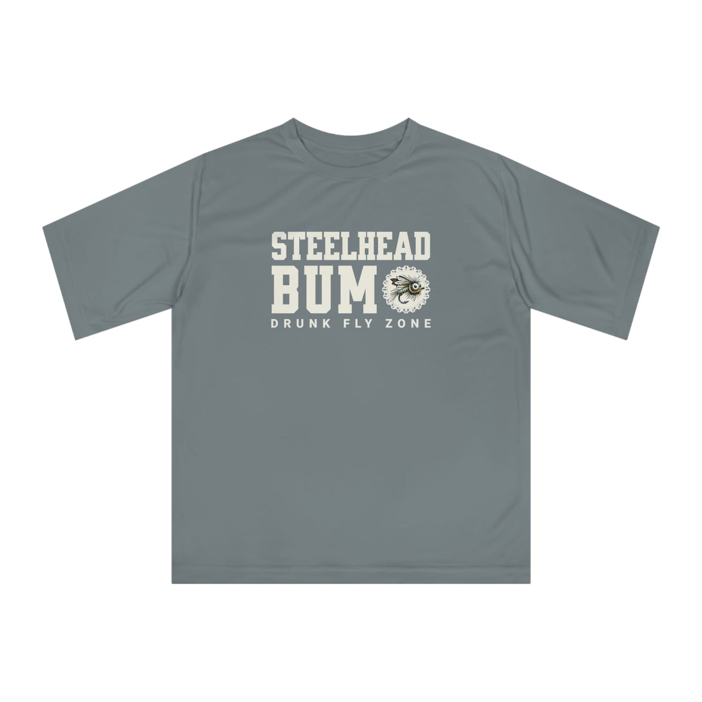 UPF 40+ Poly Tee Steelhead Bum