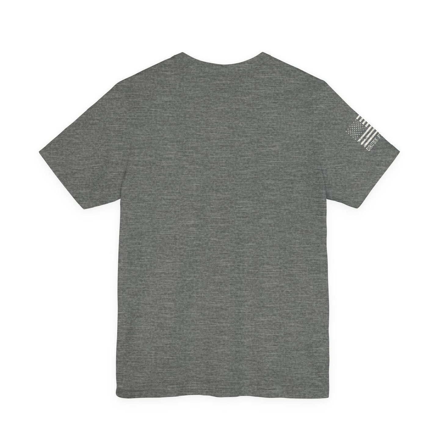 Cotton Tee - American Flag Sleeve