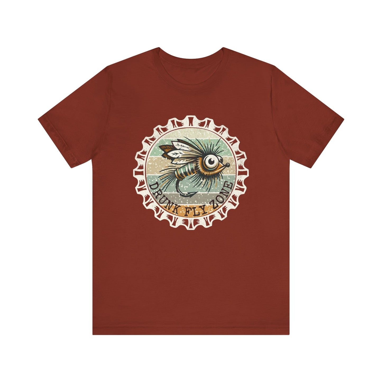 Cotton Tee- Retro Bottlecap Steelhead