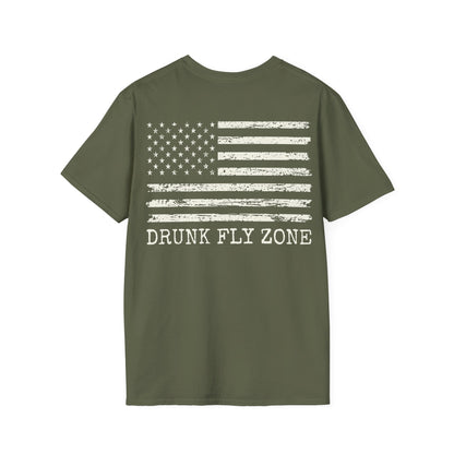 Cotton Tee Flag on Back