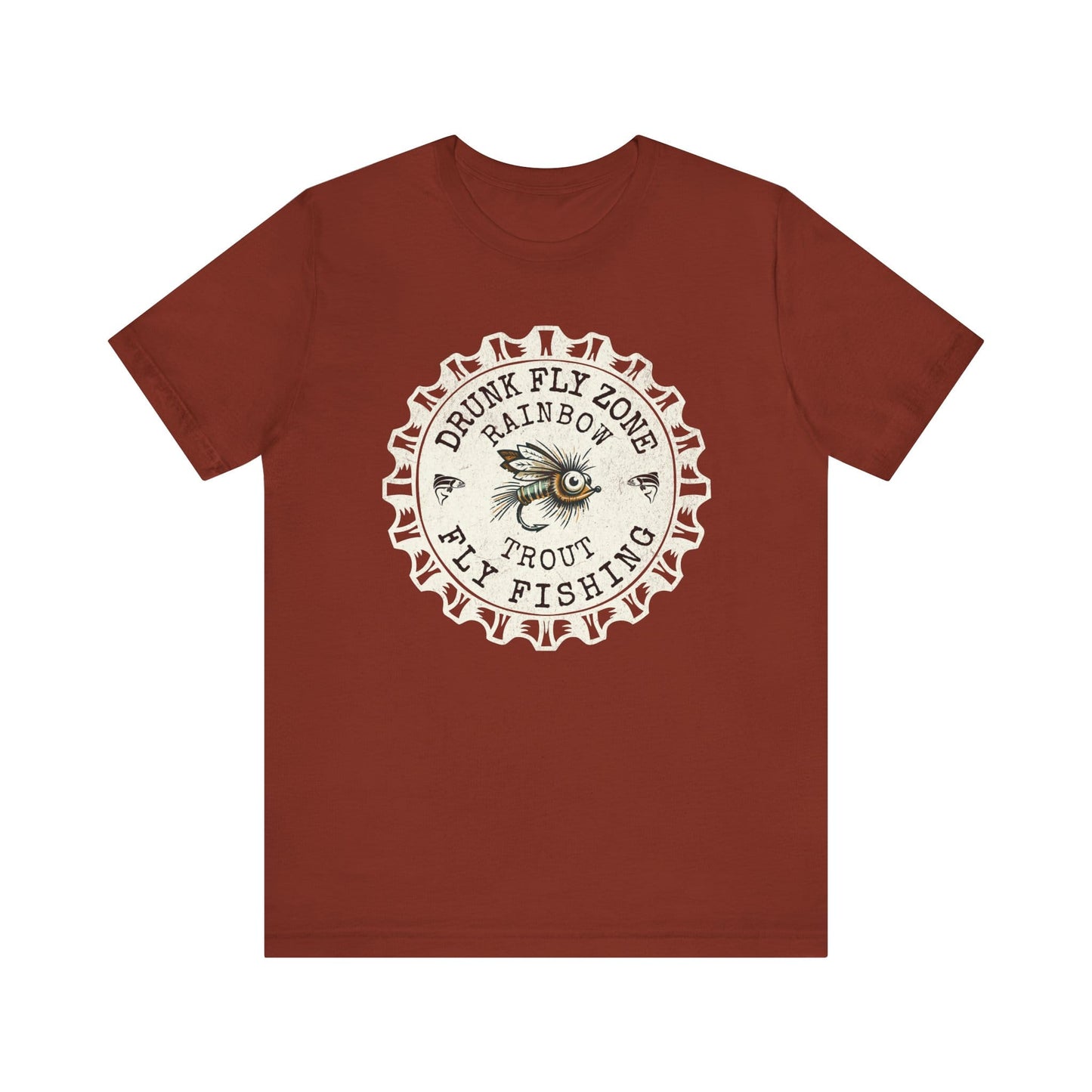 Cotton Tee - Bottlecap Rainbow Trout