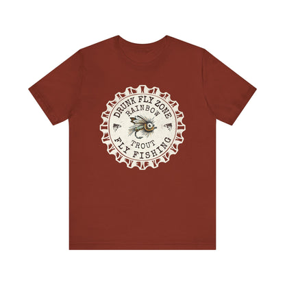 Cotton Tee - Bottlecap Rainbow Trout