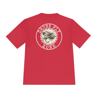 Moisture-Wicking Tee - Drunk Fly Zone Logo