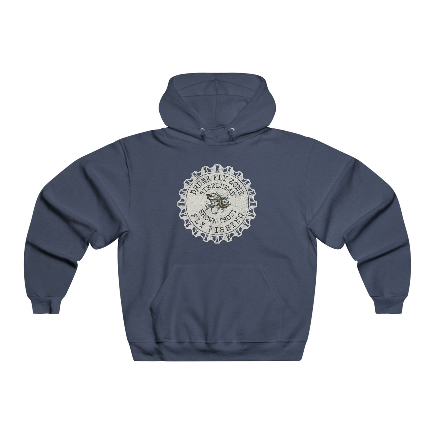 Jerzees Hoodie – Bottlecap Fishing Logo