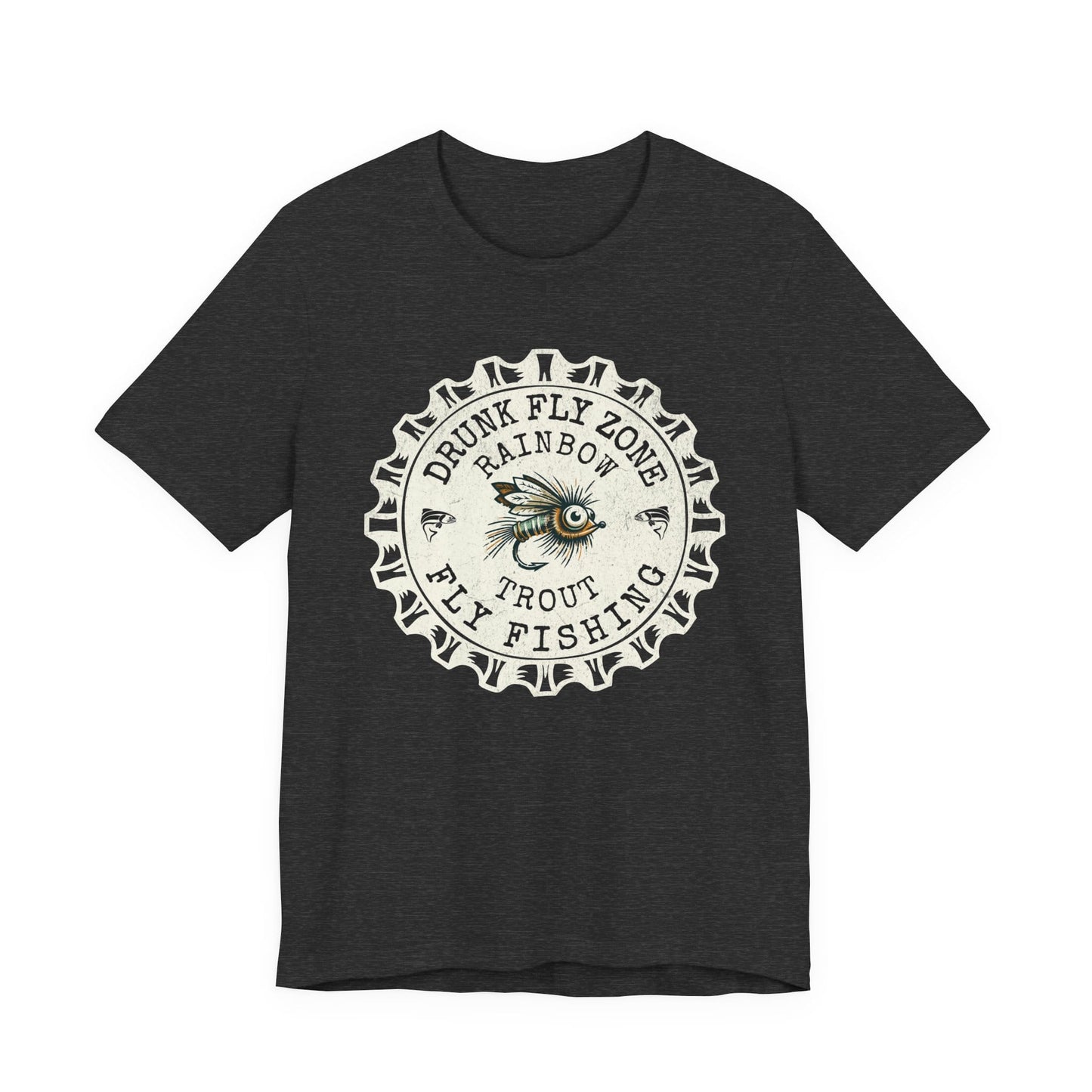 Cotton Tee - Bottlecap Rainbow Trout
