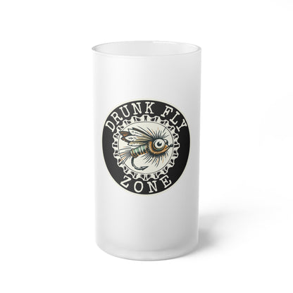 DFZ Frosted Glass Beer Mug