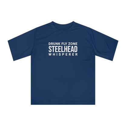 UPF 40+ Poly Tee Steelhead Whisperer