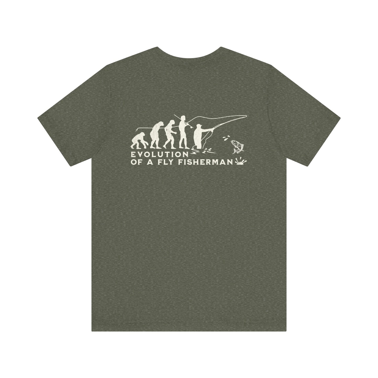 Cotton Tee- Evolution of a Fisherman