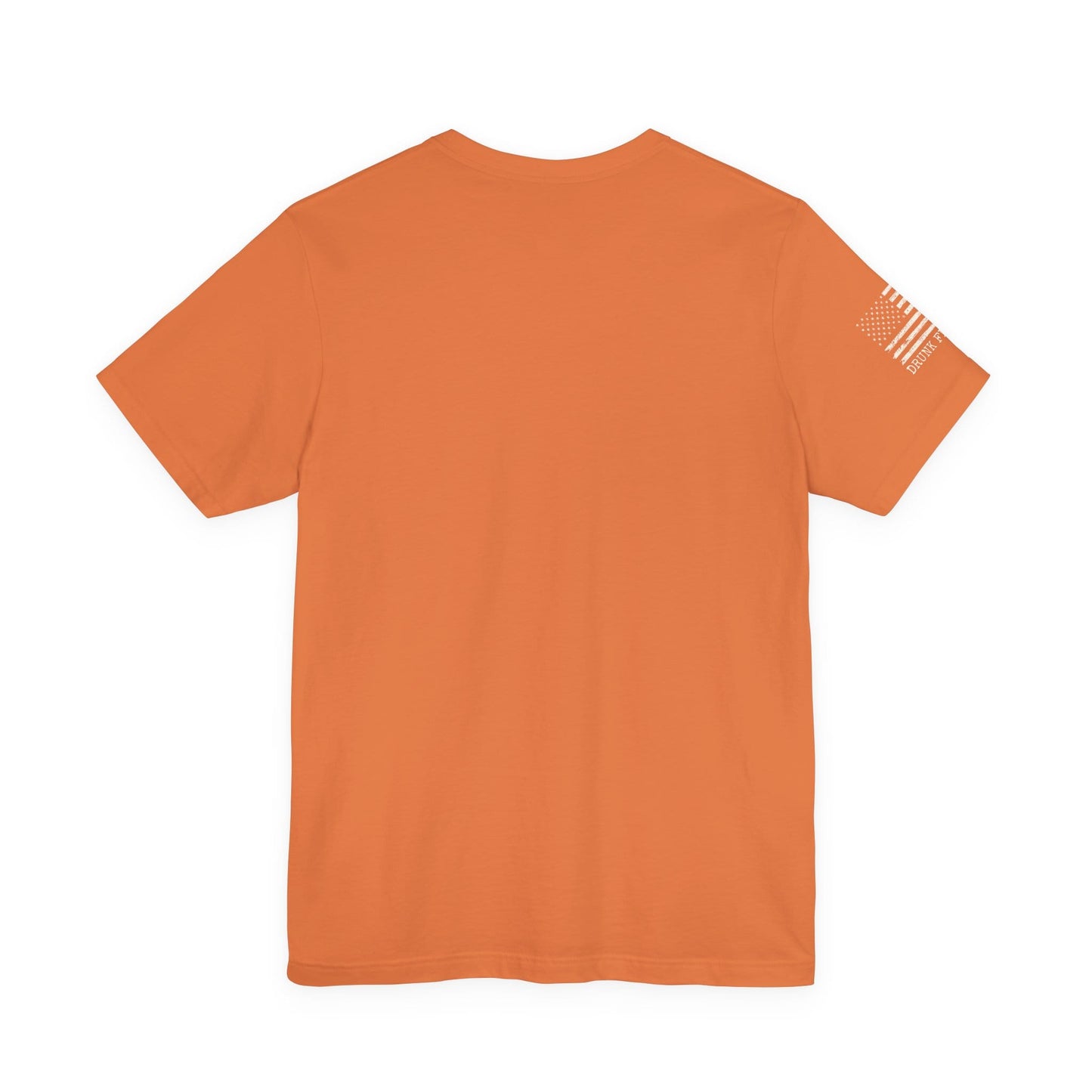 Cotton Tee - American Flag Sleeve