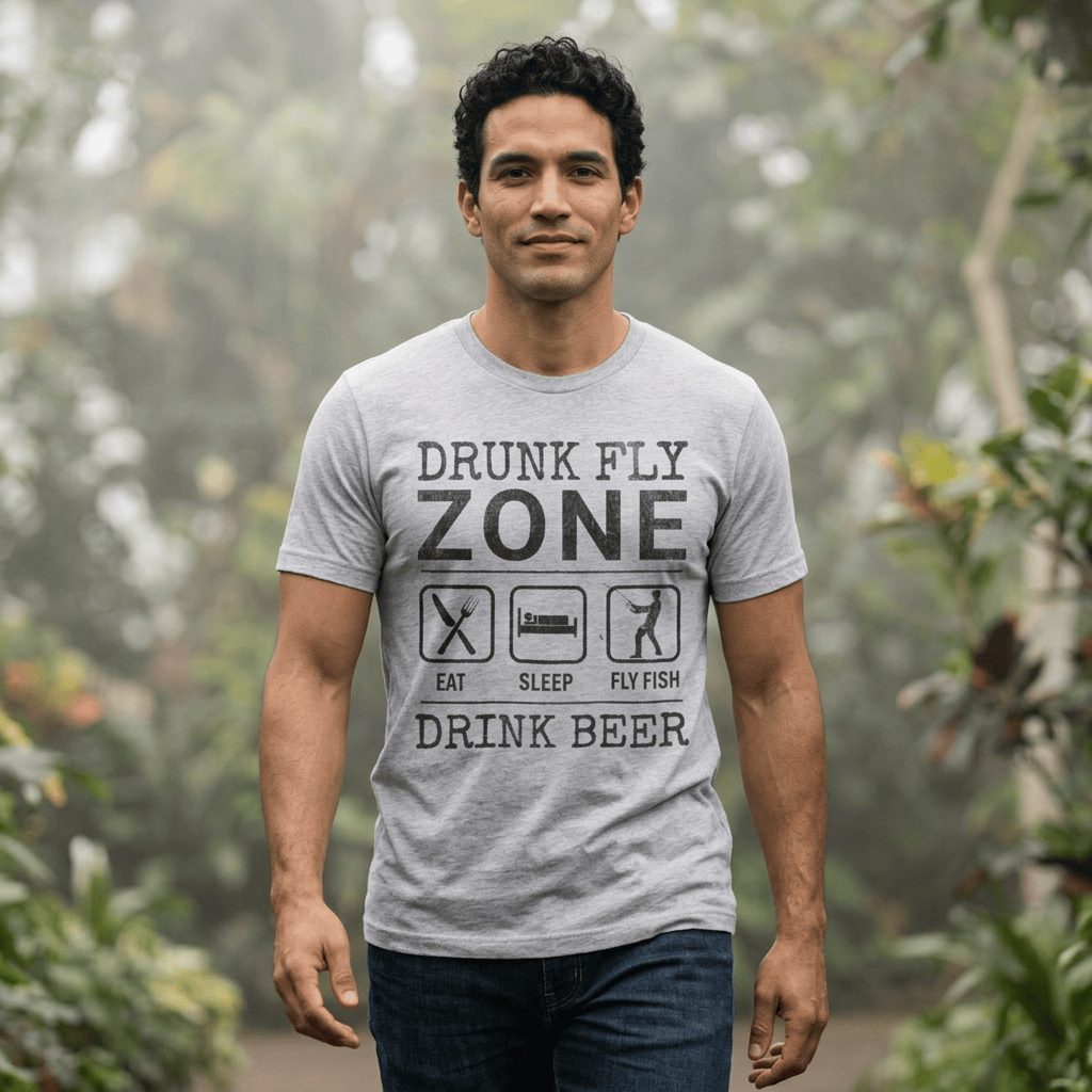 Cotton Tee - Eat, Sleep, Fish