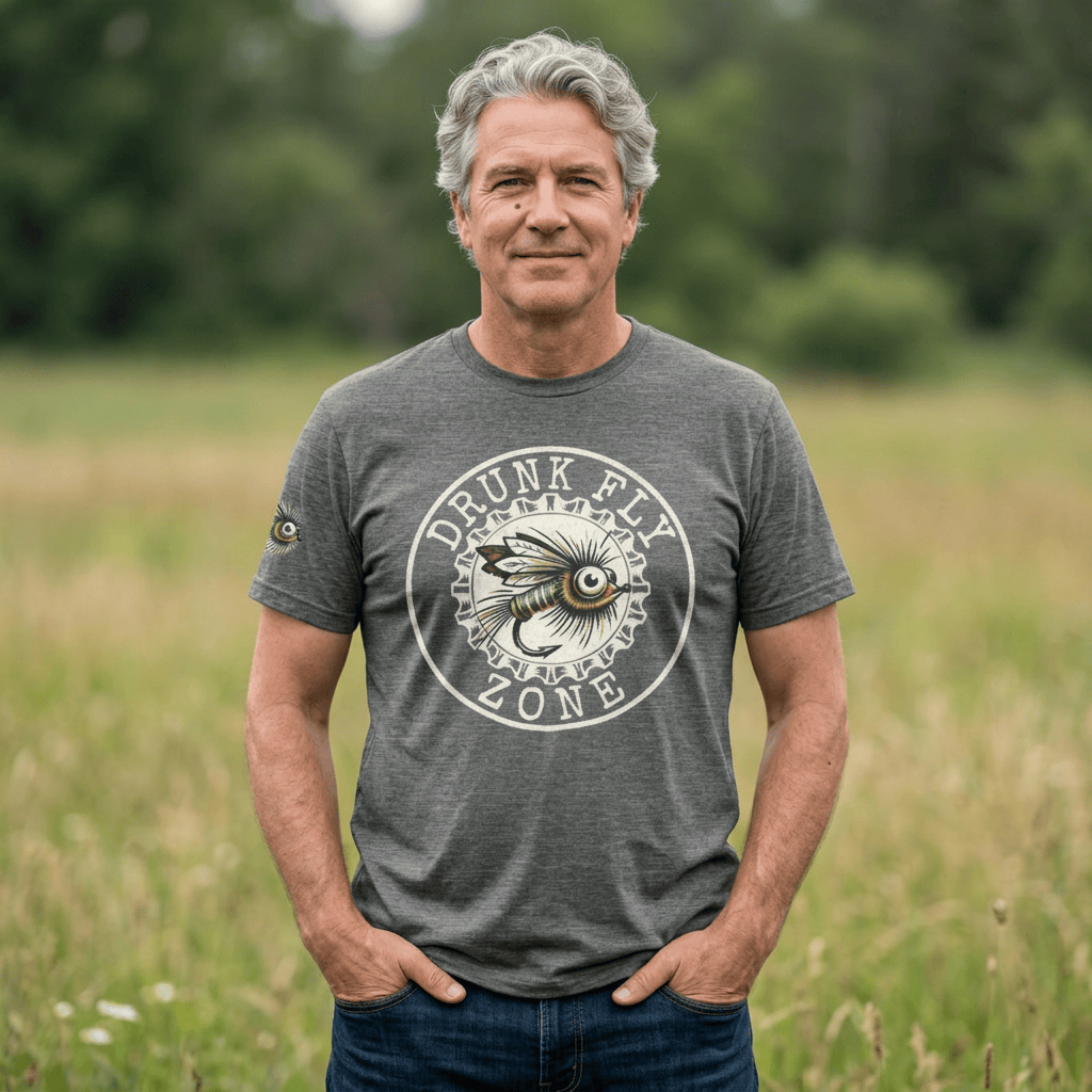 Cotton Tee — Retro Fly Fishing