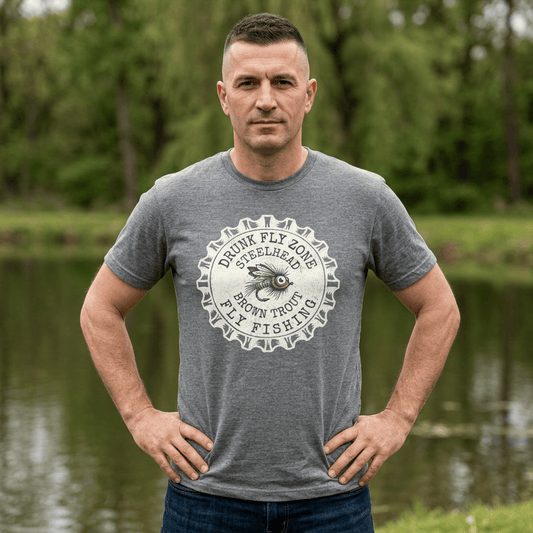 Cotten Tee Bottlecap Brown Trout