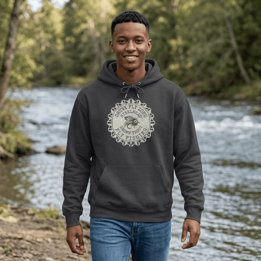 Jerzees Hoodie Bottlecap Fishing