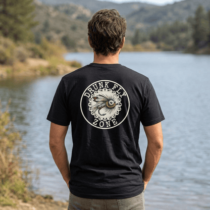 Moisture-Wicking Tee - Drunk Fly Zone Logo