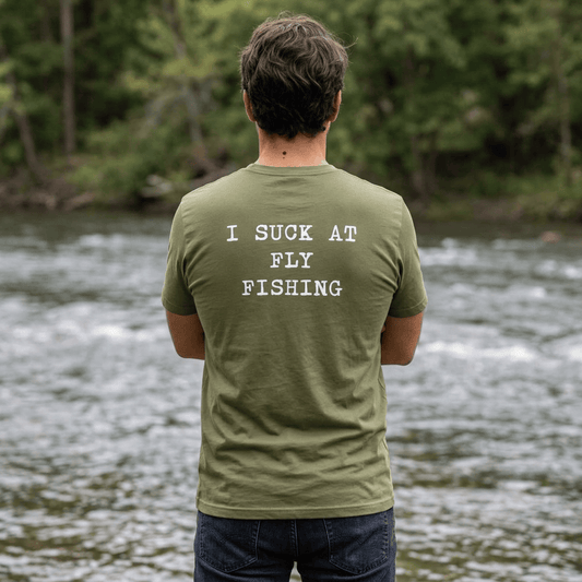 Moisture Wicking Tee I Suck at Fly Fishing
