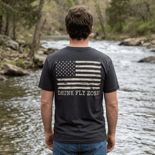 Cotton Tee Flag on Back