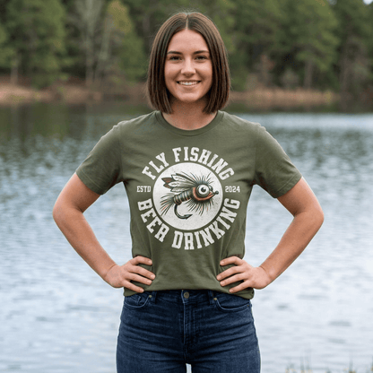 Cotton Tee - Beer Drinking