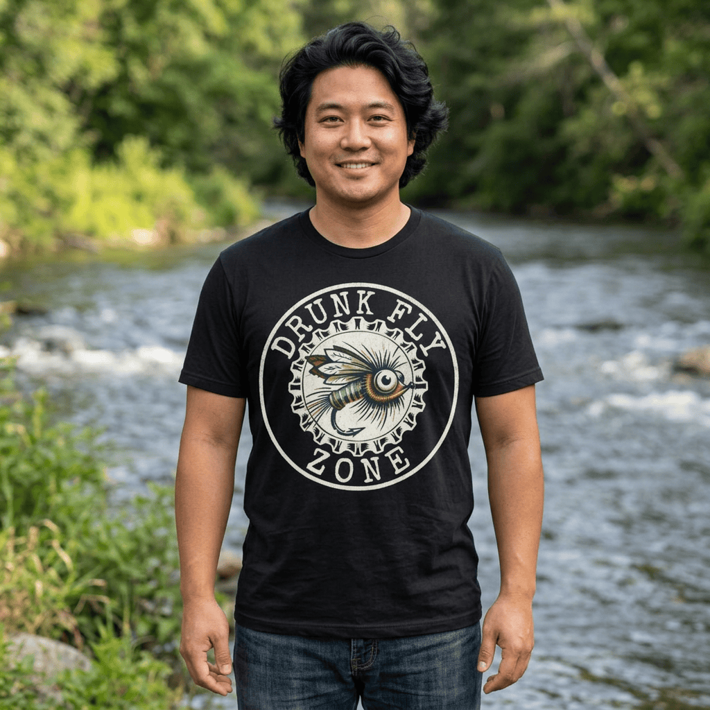 Cotton Tee — Retro Fly Fishing
