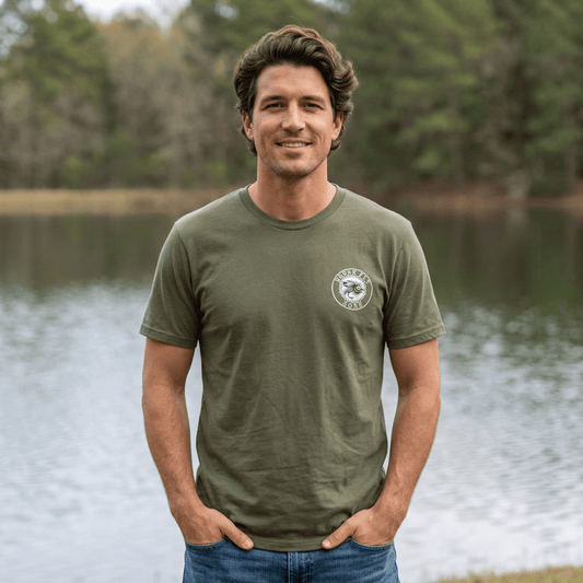 Cotton Tee- Evolution of a Fisherman