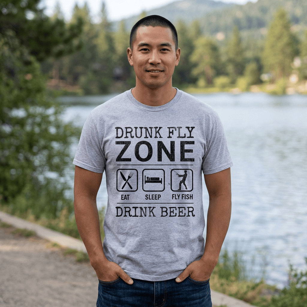 Cotton Tee - Eat, Sleep, Fish