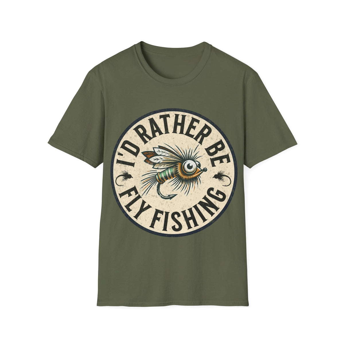 Cotton Tee- I'd Rather Be Fly Fishing