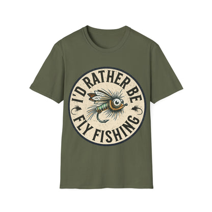 Cotton Tee- I'd Rather Be Fly Fishing