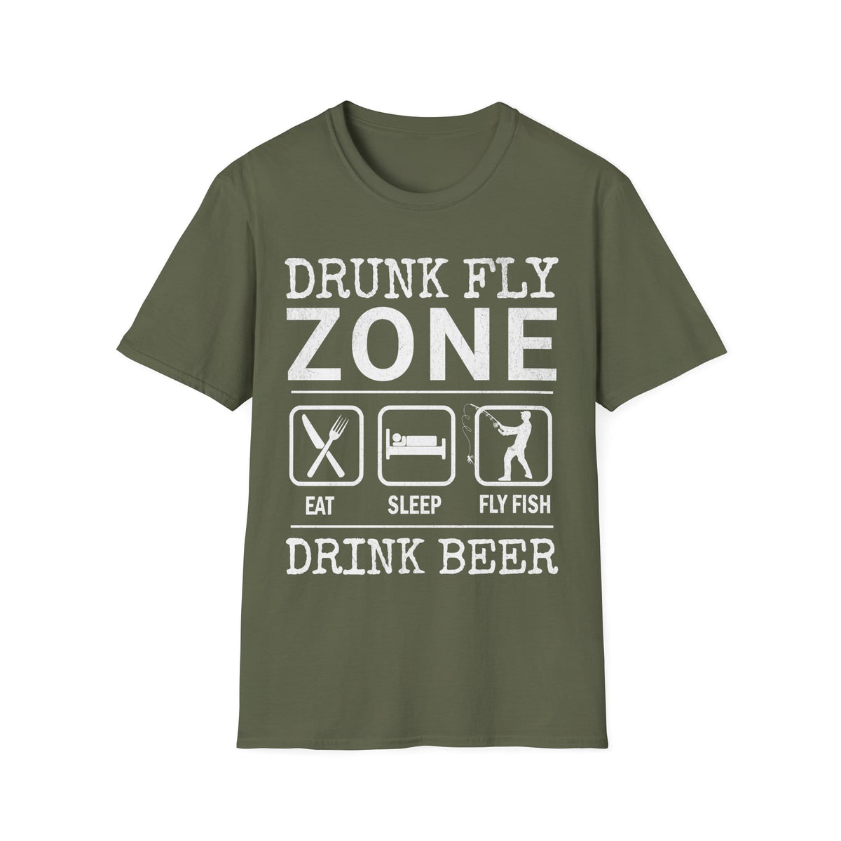 Cotton Tee - Eat, Sleep, Fisg